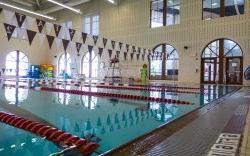 Shot of the indoor pool at the Recreation Center